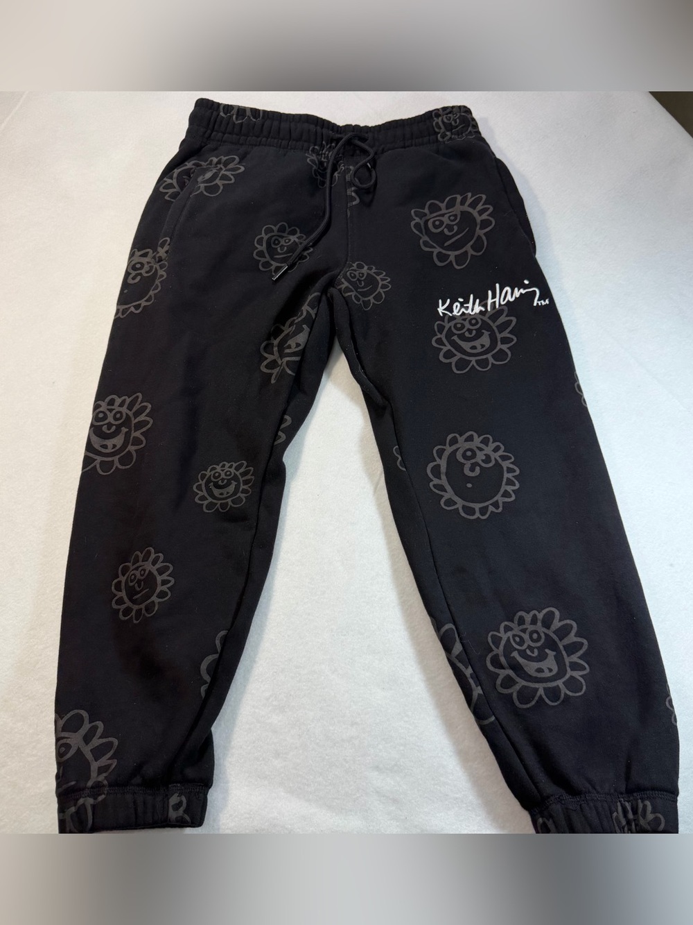 Keith Haring x Shoe Palace Black Graphic Jogger Sweatpants S